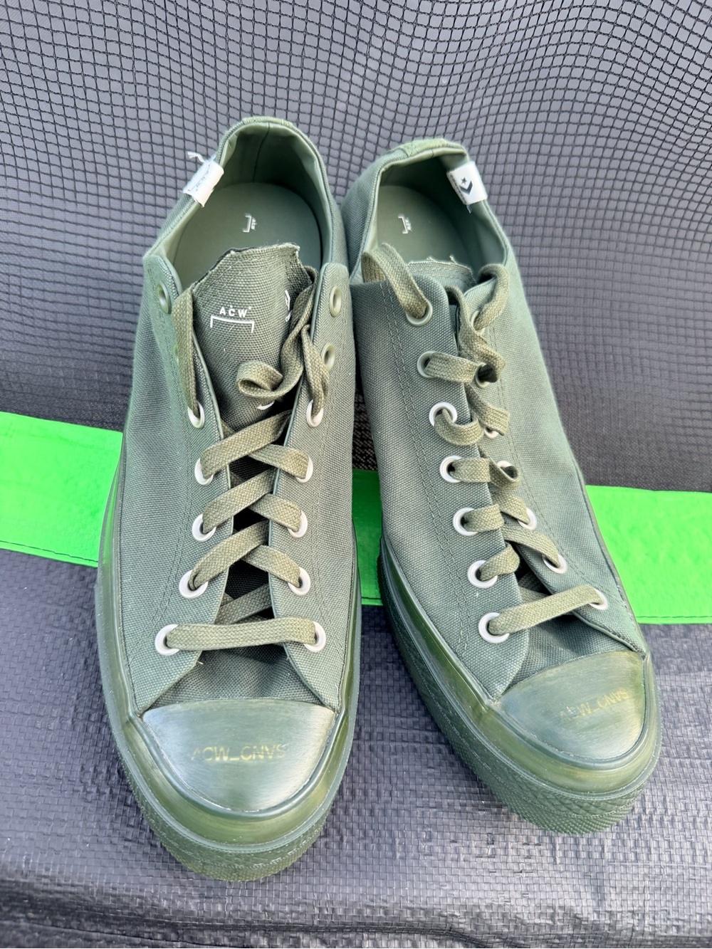 Size Men's 11 Women’s 13 - A-Cold-Wall* x Converse Chuck 70 Low Deep Pine Green